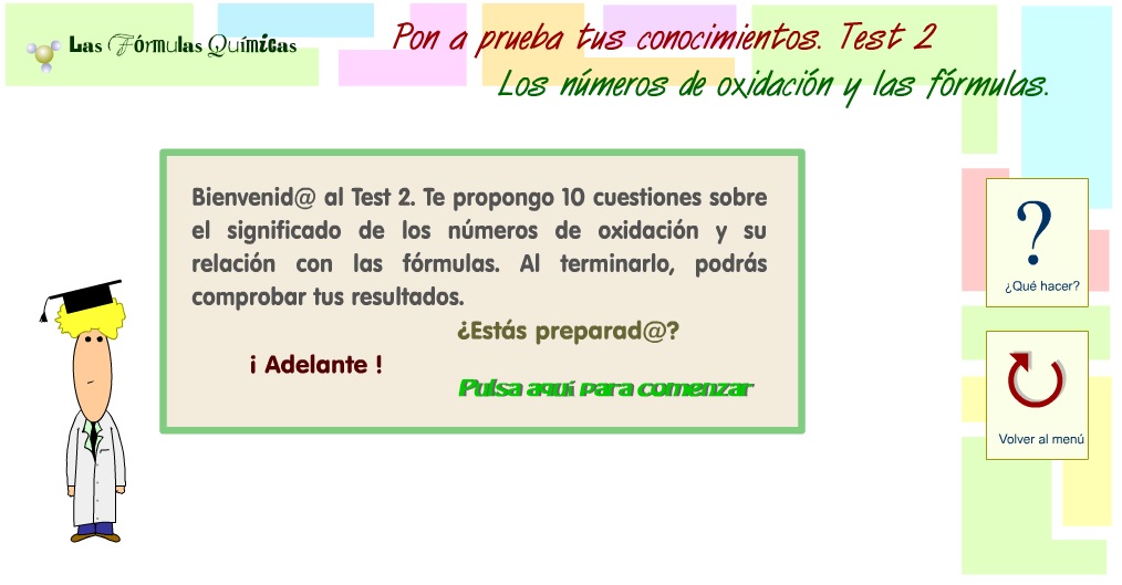 Test sobre nomenclatura química